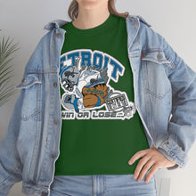 Load image into Gallery viewer, LIONS WIN  OR LOSE Unisex Heavy Cotton Tee

